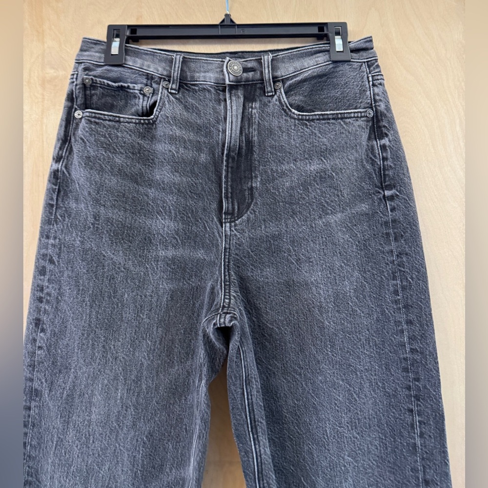 American Eagle Outfitters Dark Gray Straight Leg Jeans - Picture 6 of 12